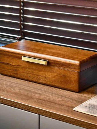 Men's Wooden Watch Box – Premium Organizer for Watches & Accessories | Stylish Display Case