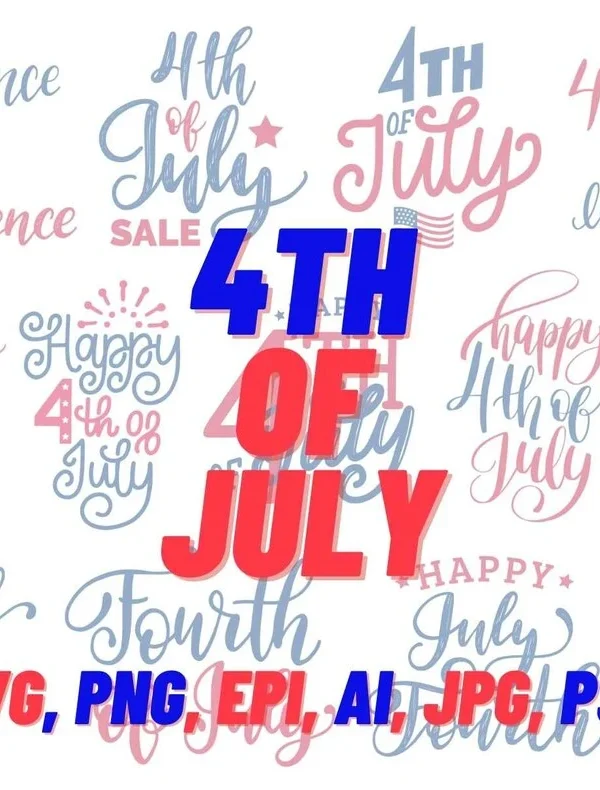 4th of July SVG Bundle, July 4th SVG, Fourth of July svg, America svg, USA Flag svg, Patriotic, Independence Day Shirt, Png, Epi, Pdf, Jpg.