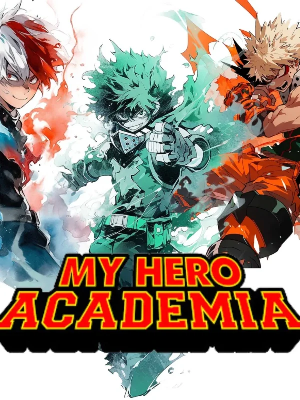 10 My Hero Academia Watercolor, Deku Poster, Bakugo Poster, Shoto Poster, My Hero Academia Poster, My Hero Academia Clipart, Bakugo PNG.
