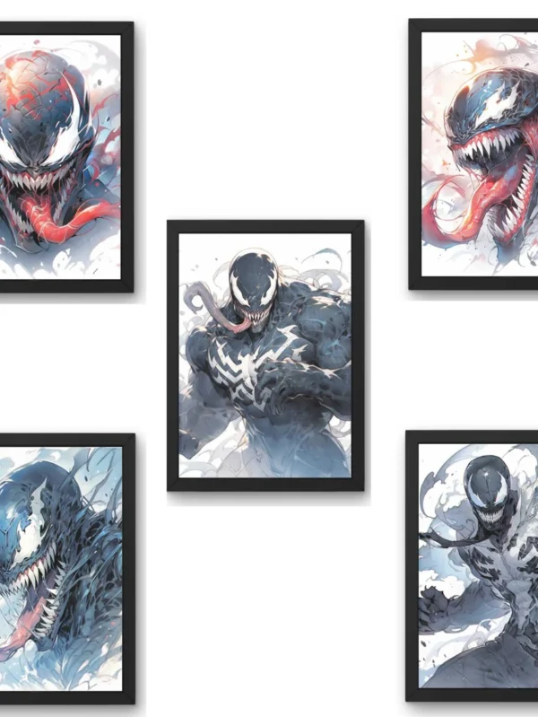 Venom Watercolor, Venom Print, Venom Watercolor Print, Venom Poster, Marvel Clip art, Marvel Poster, Marvel Watercolor, Superhero Clipart